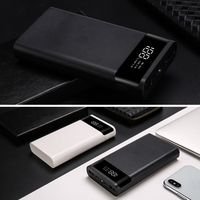 Kebidumei podwójny USB Micro rodzaj USB C obudowa Power banku 5V DIY 4/6*18650 przypadku ładowania baterii schowek bez baterii 4
